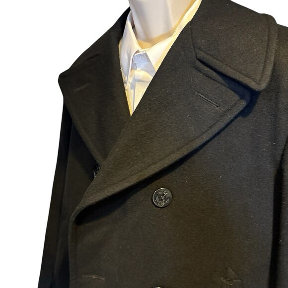 U.S. Navy Wool Peacoat 42XL — Quarterdeck Collection — Sterlingwear of Boston - Picture 13 of 14